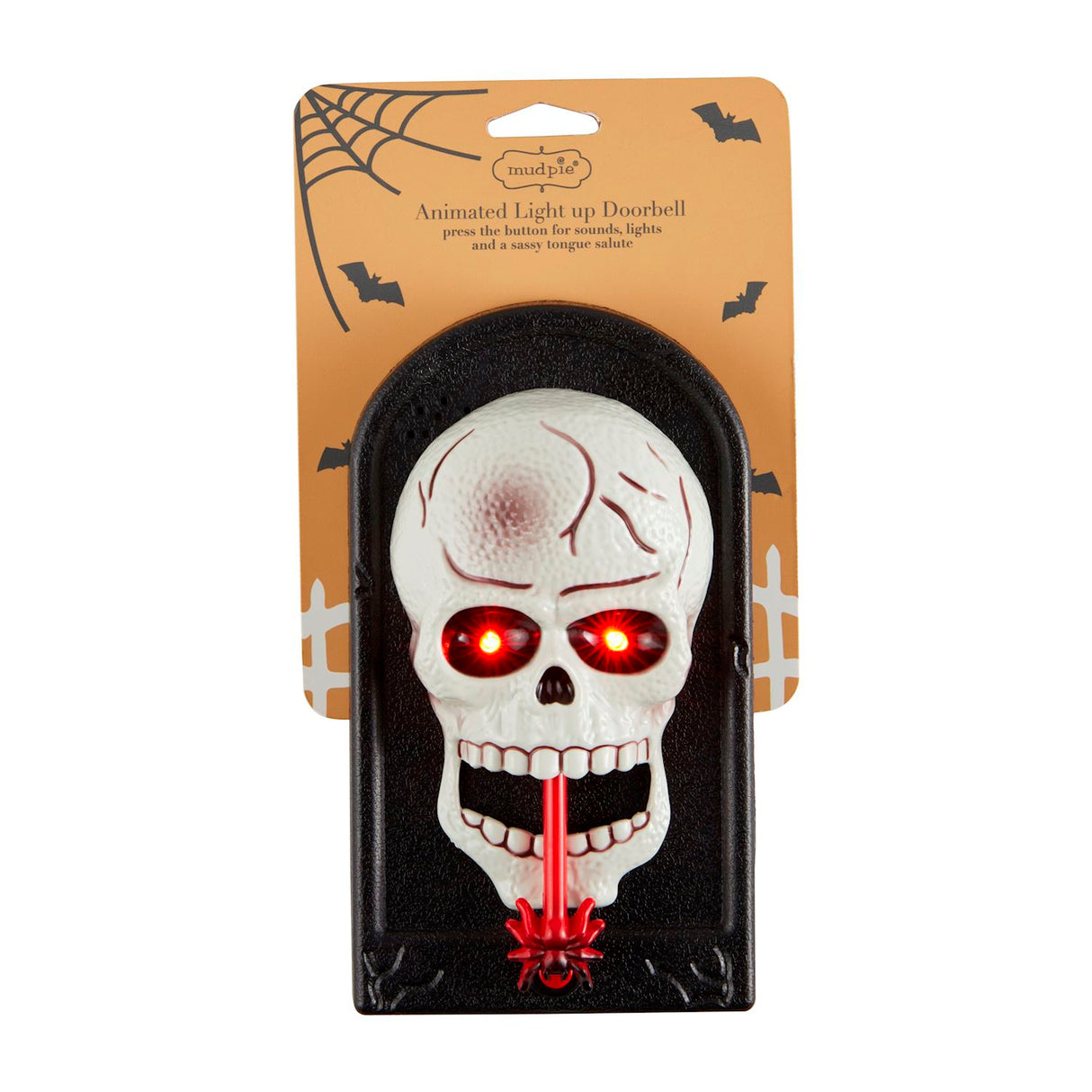 Skull Animated Light-Up Door Bell