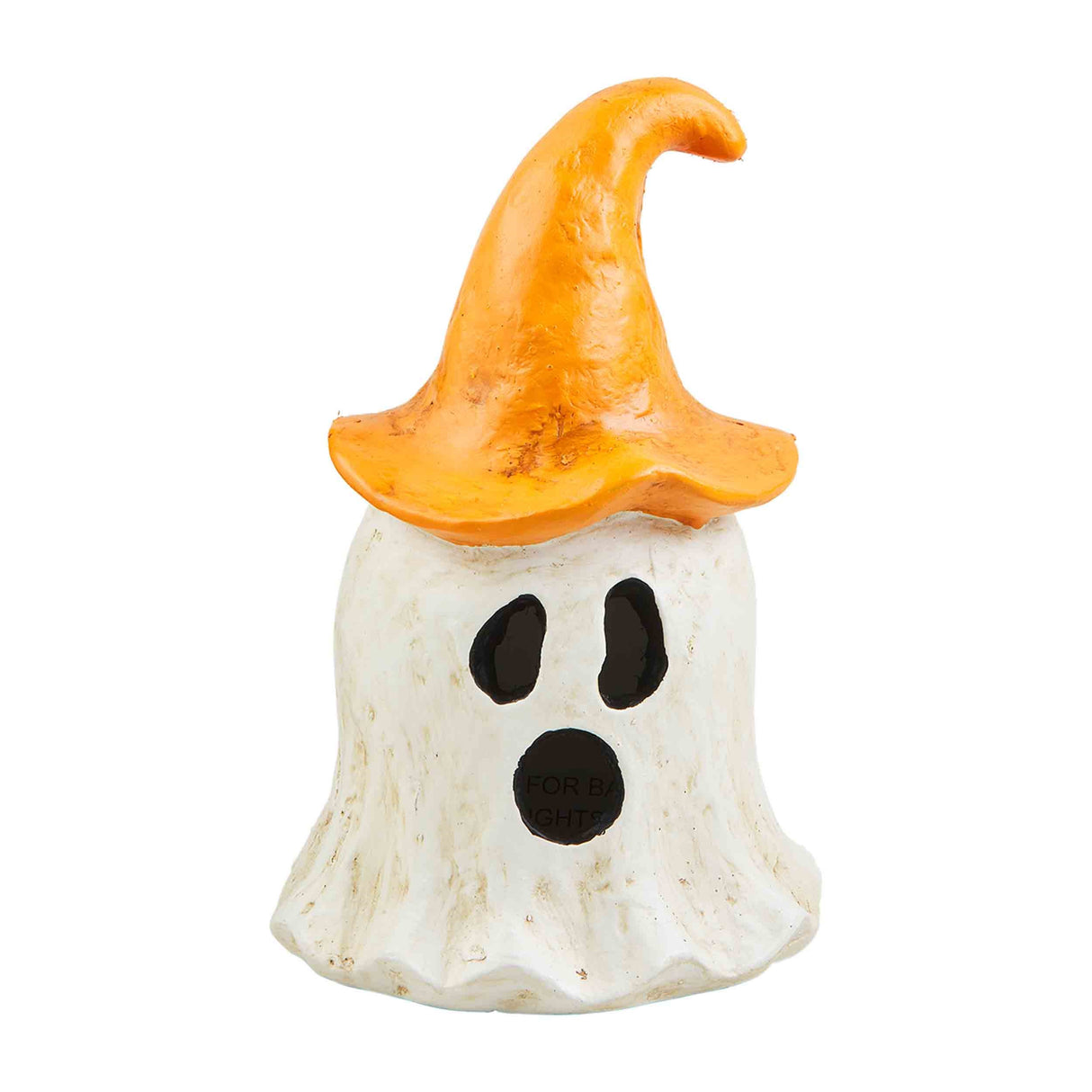 Orange Ghost Papier-Mâché Lantern