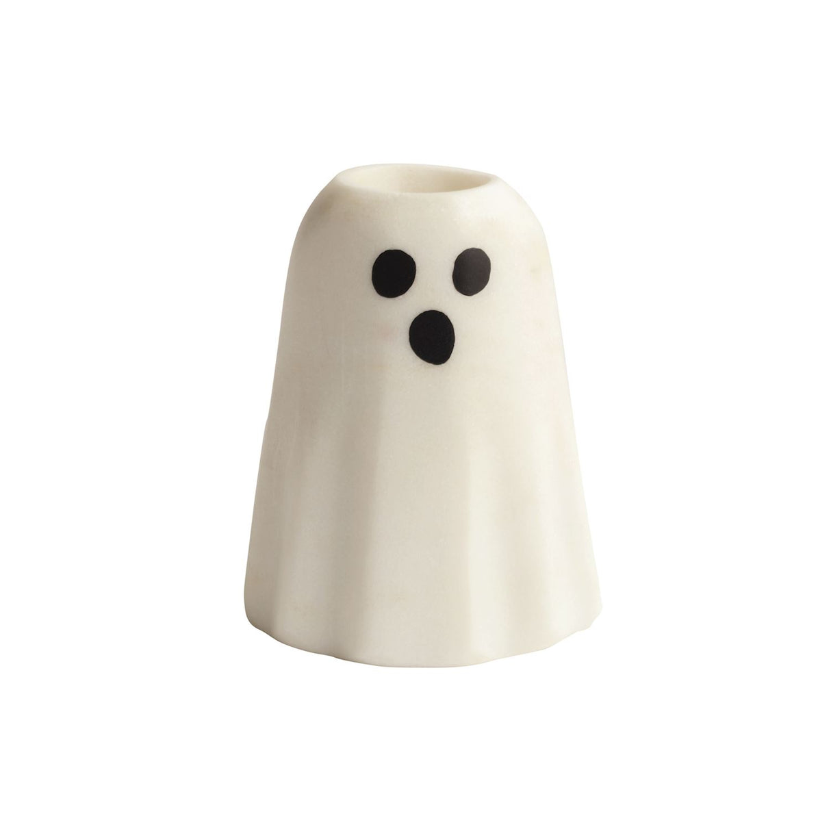 SMALL MARBLE GHOST TAPERHOLDER