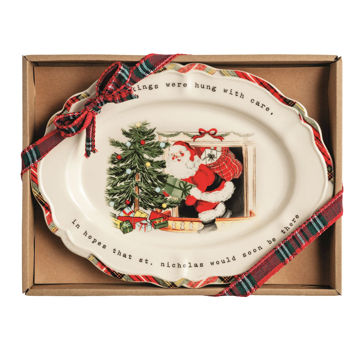 Fireplace Sentiment Plate