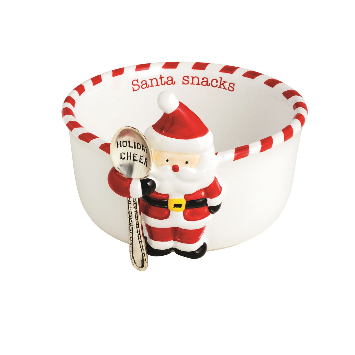 Santa Tidbit & Spoon Set