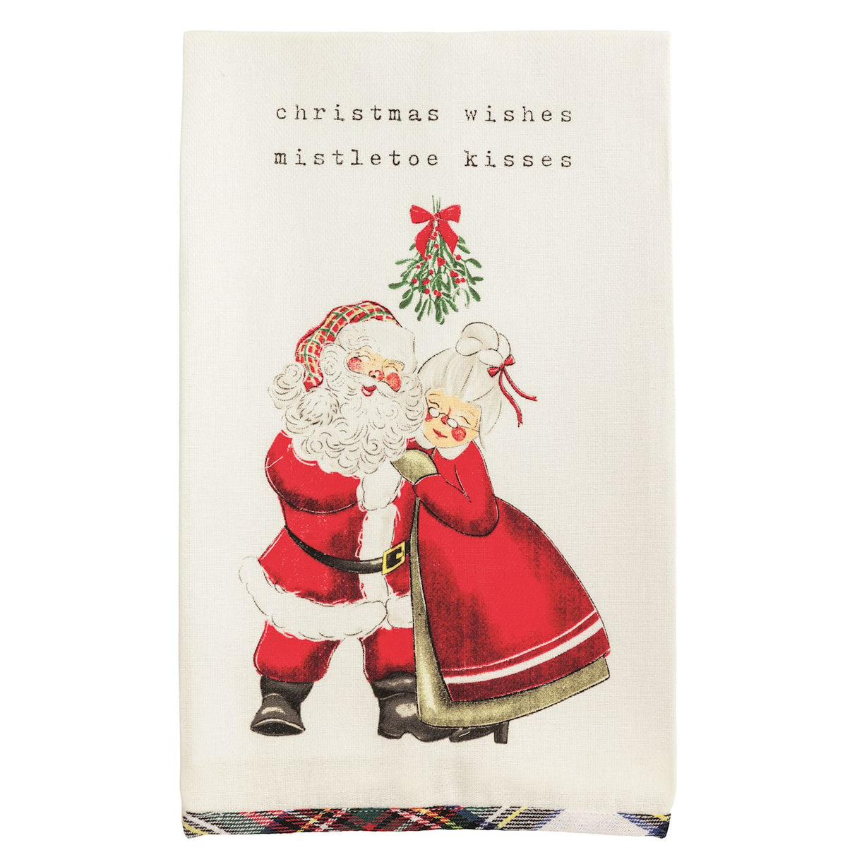 MR MRS CLAUS PRINTED TOWEL