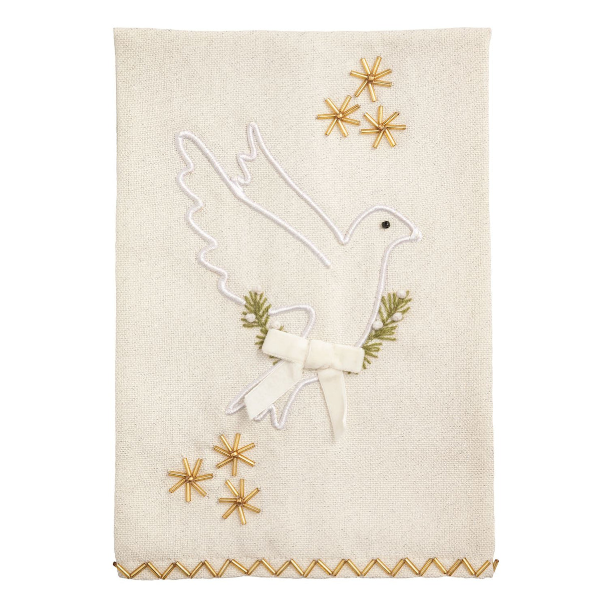 DOVE EMBROIDERED TOWEL