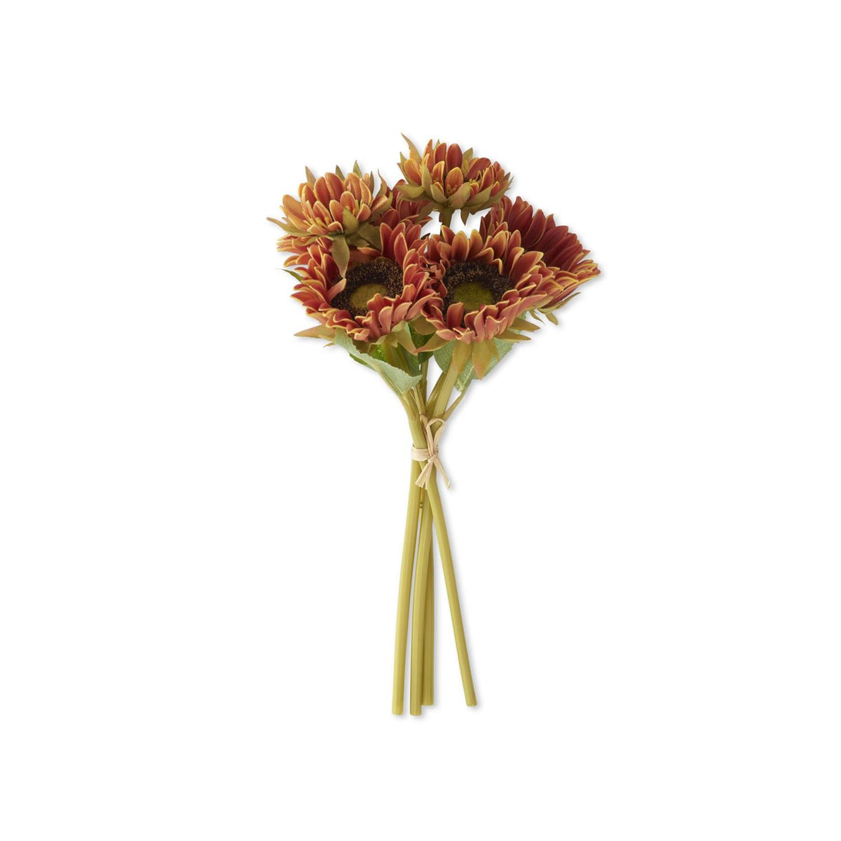 13 Inch Orange Real Touch Sunflower