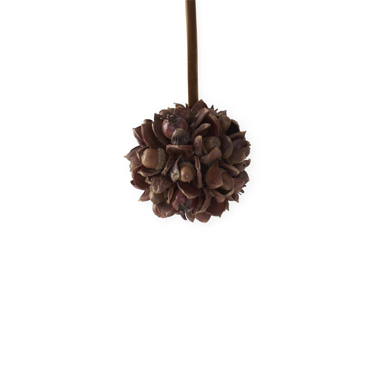 4.5 Inch Pod Acorn & Rose Hip Ball