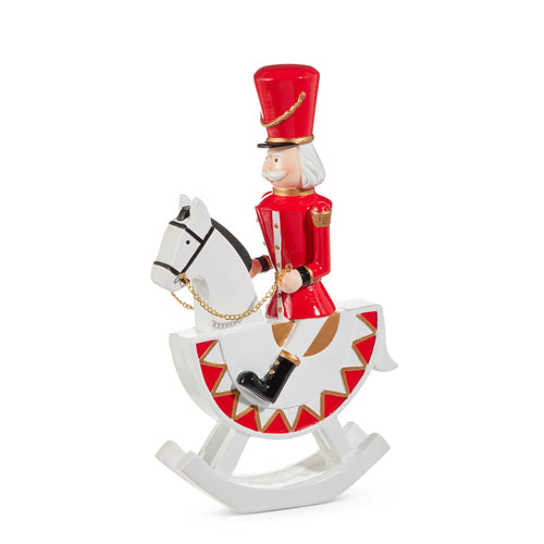 11" Nutcracker on Rocking Horse