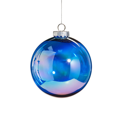 6" Sapphire Seamless Iridescent Ball