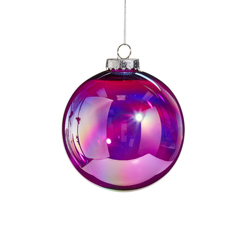 6" Purple Seamless Iridescent Ball