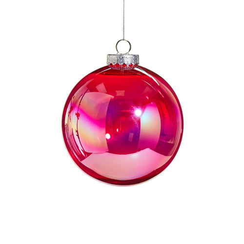 6" Berry Seamless Iridescent Ball