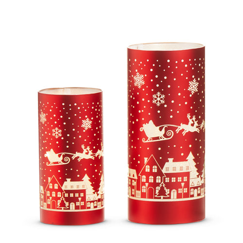 6"-8" Lighted Christmas Town Lanterns