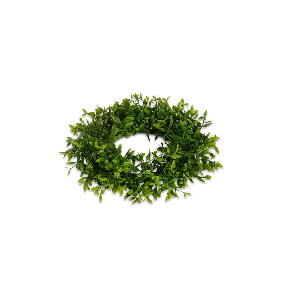 8" Cedar Mini Wreath-Candle Ring