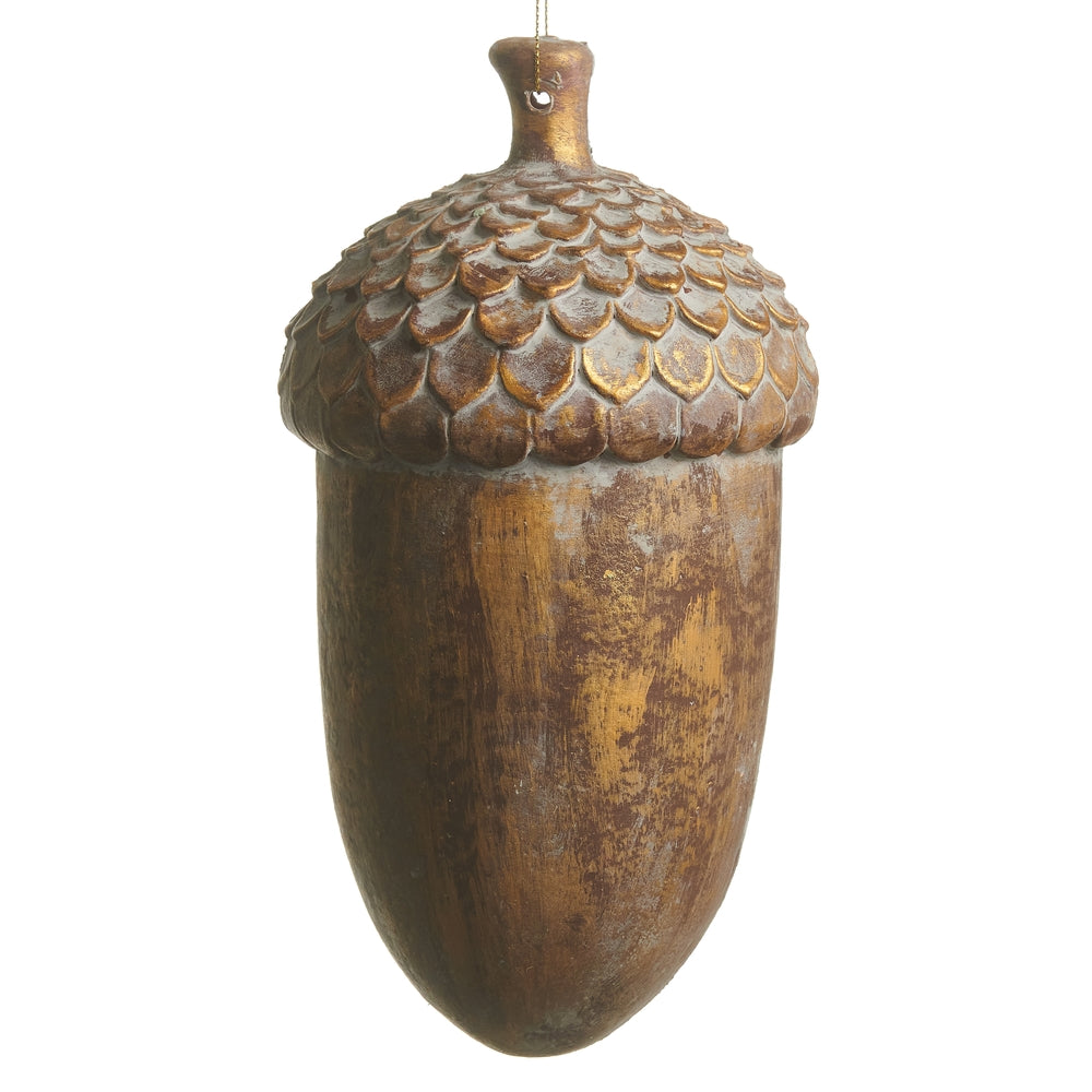 8.75" Antique Acorn Ornament