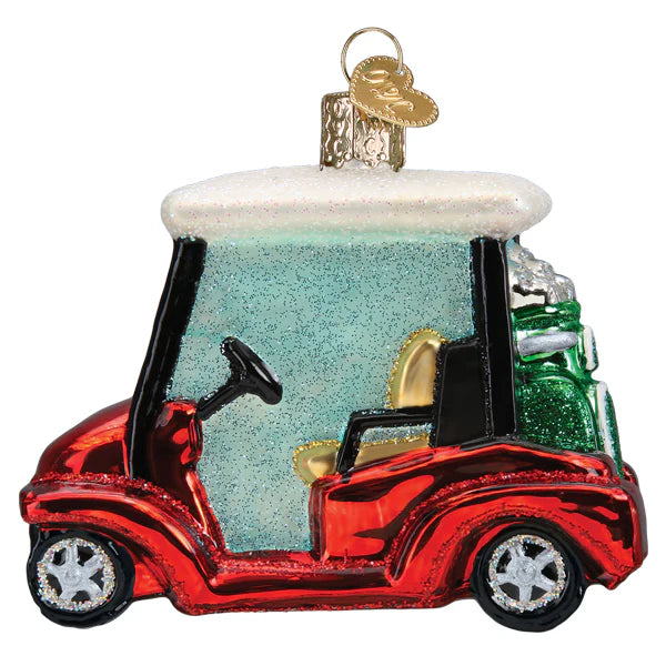 GOLF CART ORNAMENT