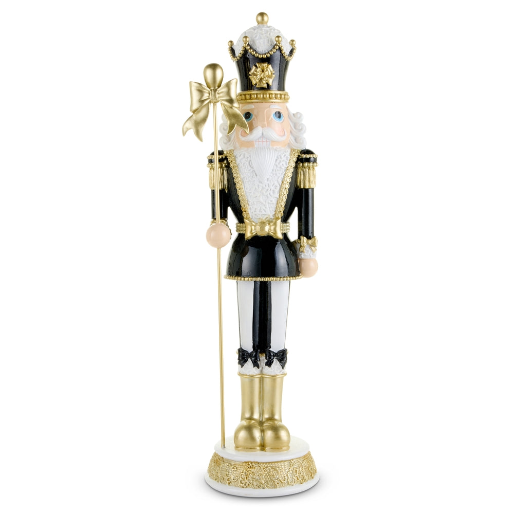30" Black Bow Nutcracker