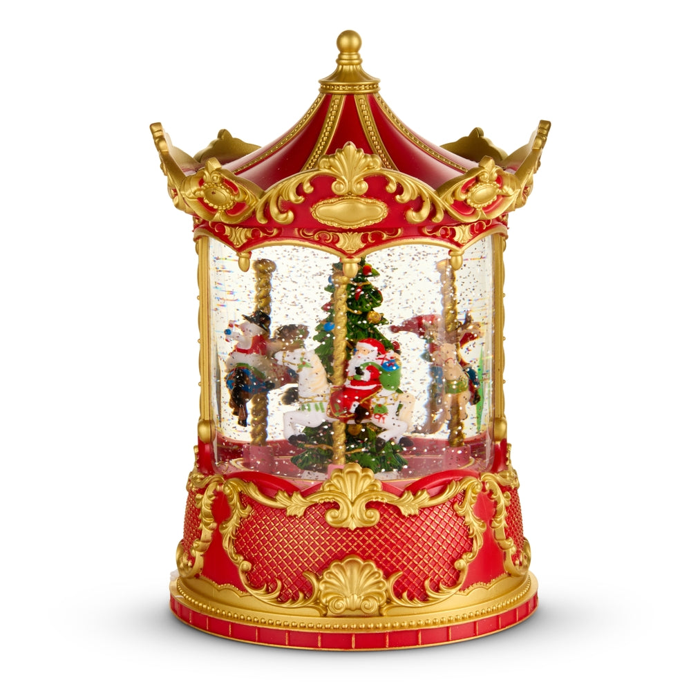 GLOBE #50 -8.5" Animated Lighted Water Carousel