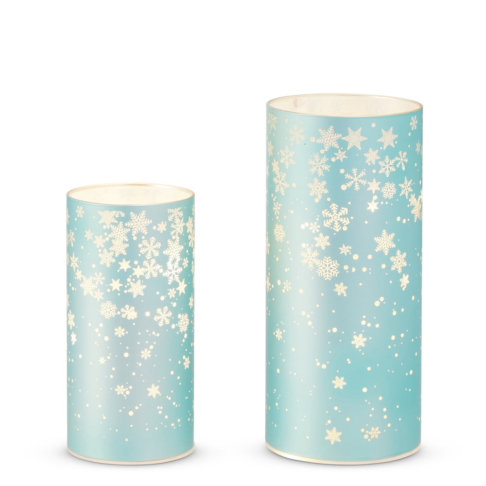 Lighted Snowflake Lanterns