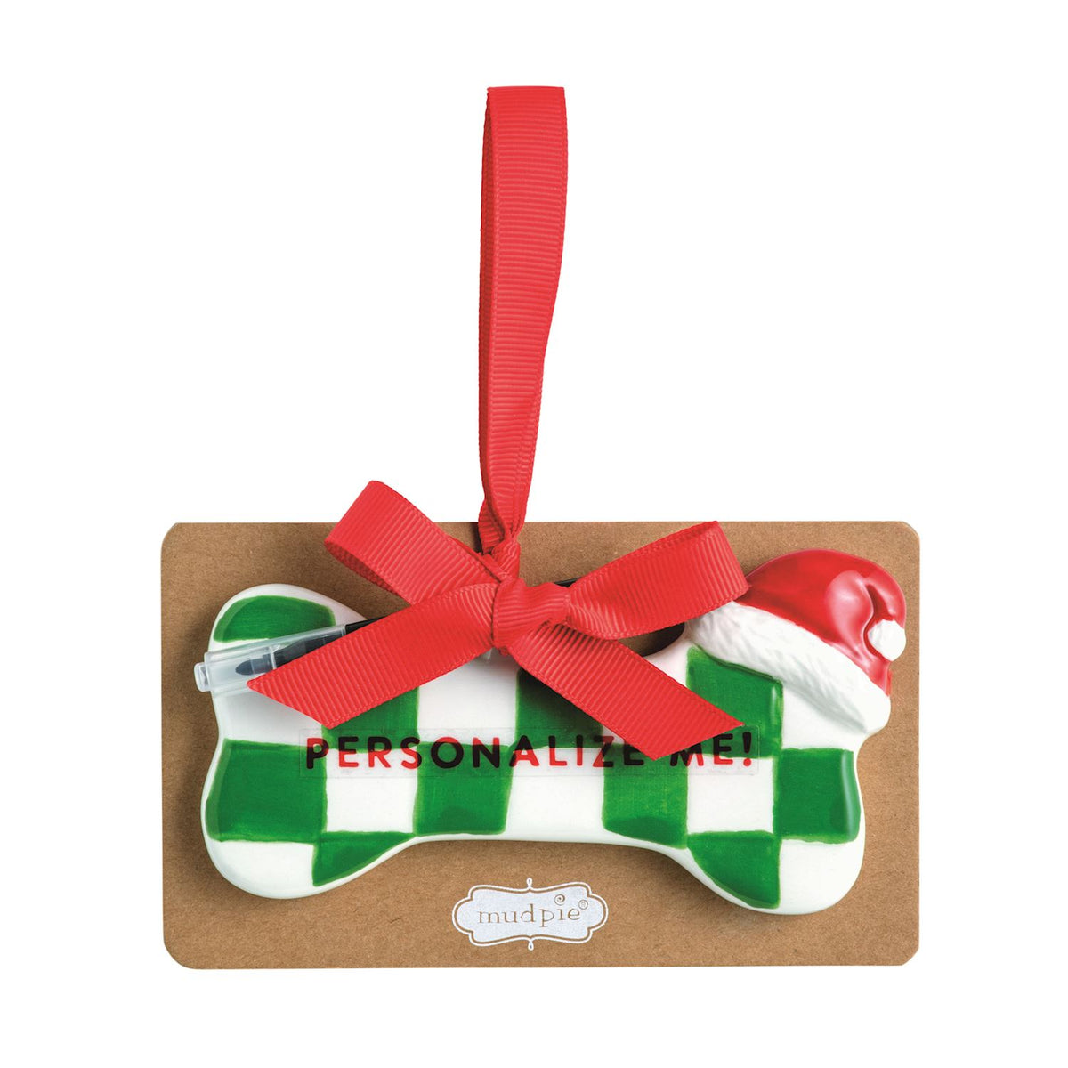 HAT CERAMIC BONE ORNAMENT