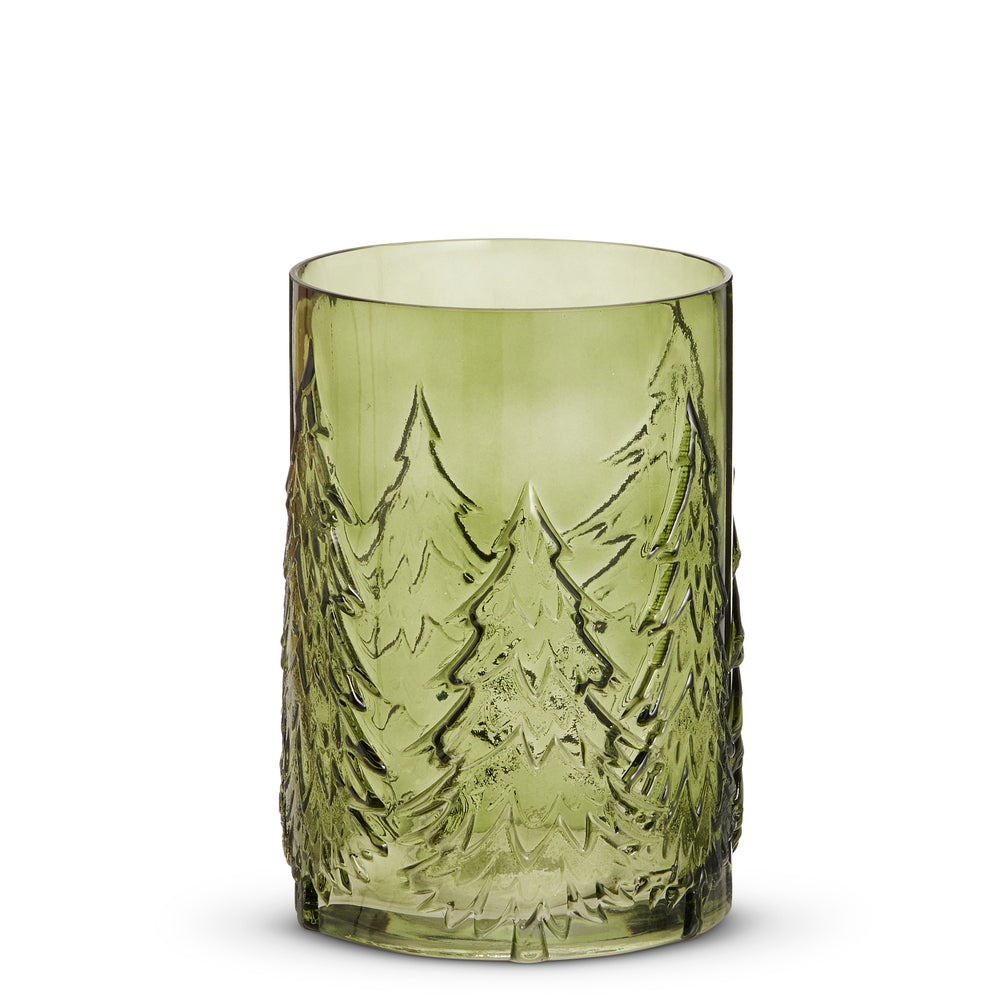 8.5" Green Tree Container