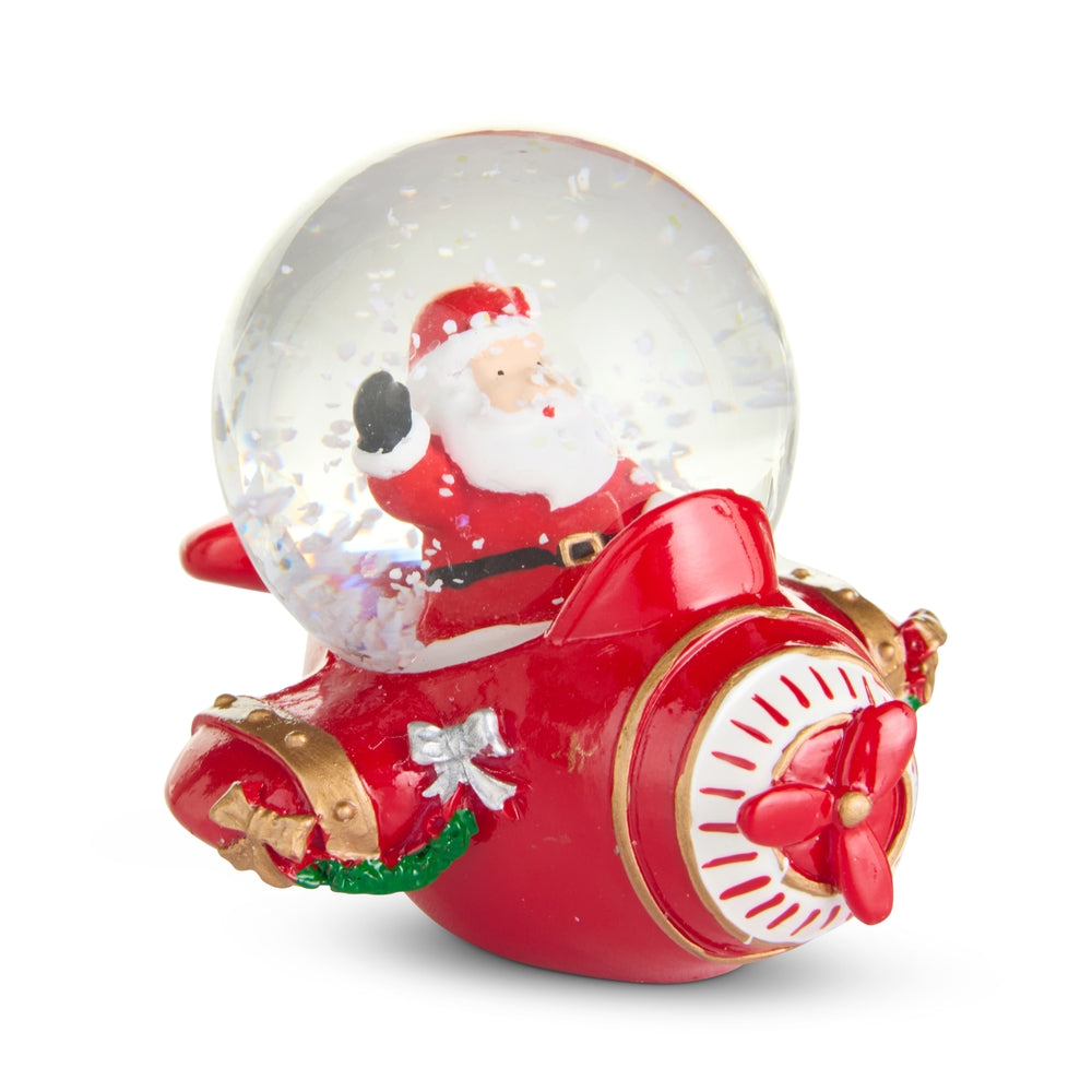 3" Airplane Snow Globe