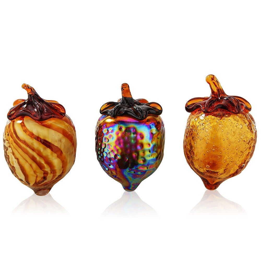 4" Glass Acorn