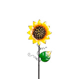 Radiant Sunflower Garden Stake