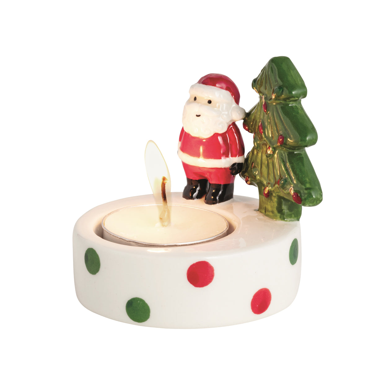 SANTA XMAS TEA LIGHT HOLDER