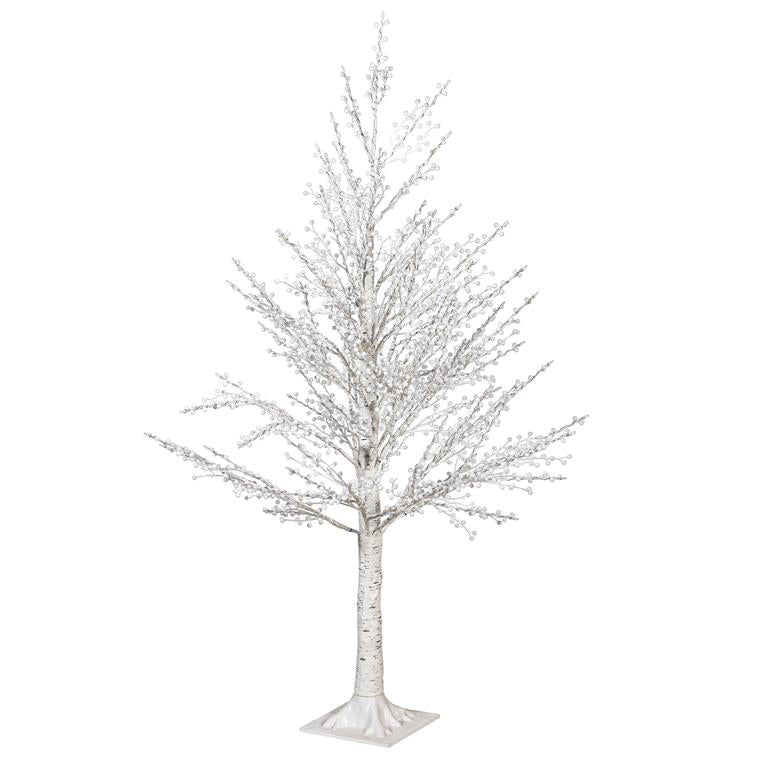Winter Grove Tree White Berry LED Tree, 48"