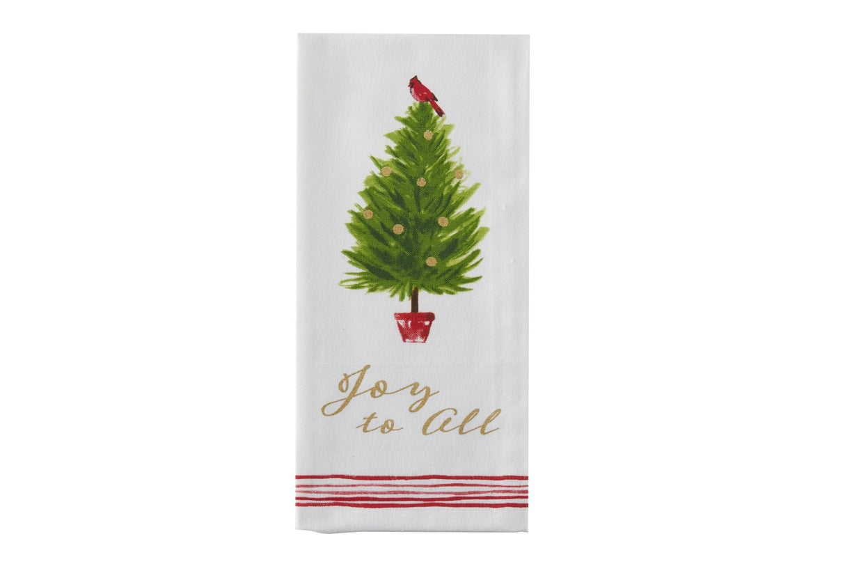 Holiday Tree "Joy" Dishtowel