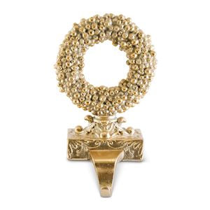 Antique Gold Resin Stocking Holders