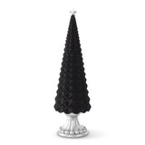 Black Star Embossed Resin Trees w/Star