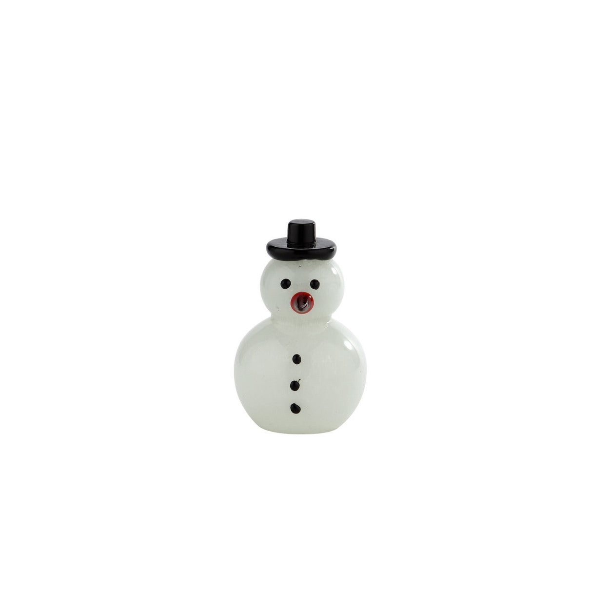 D4"H6" - Glass Snowman Figurine