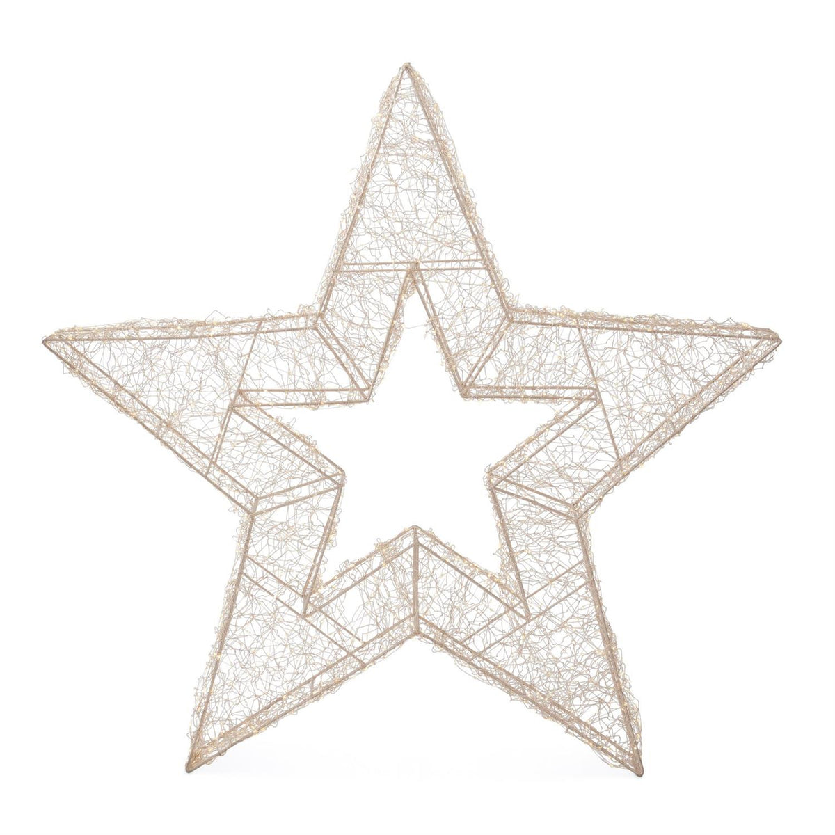33 Inch Electric LED Silver Star