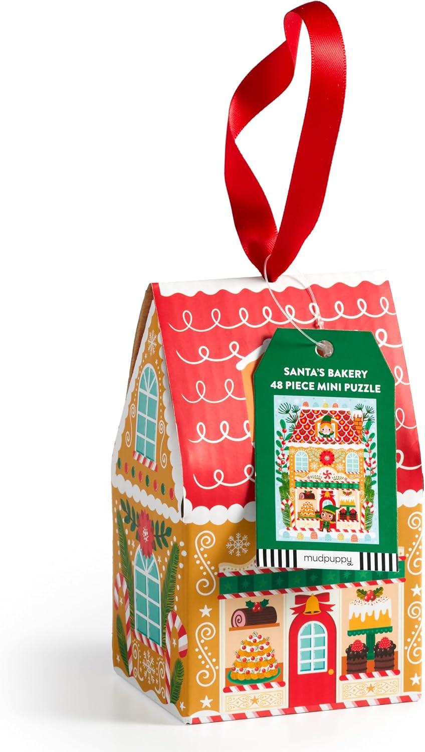 Puzzle Ornament Santa's Bakery