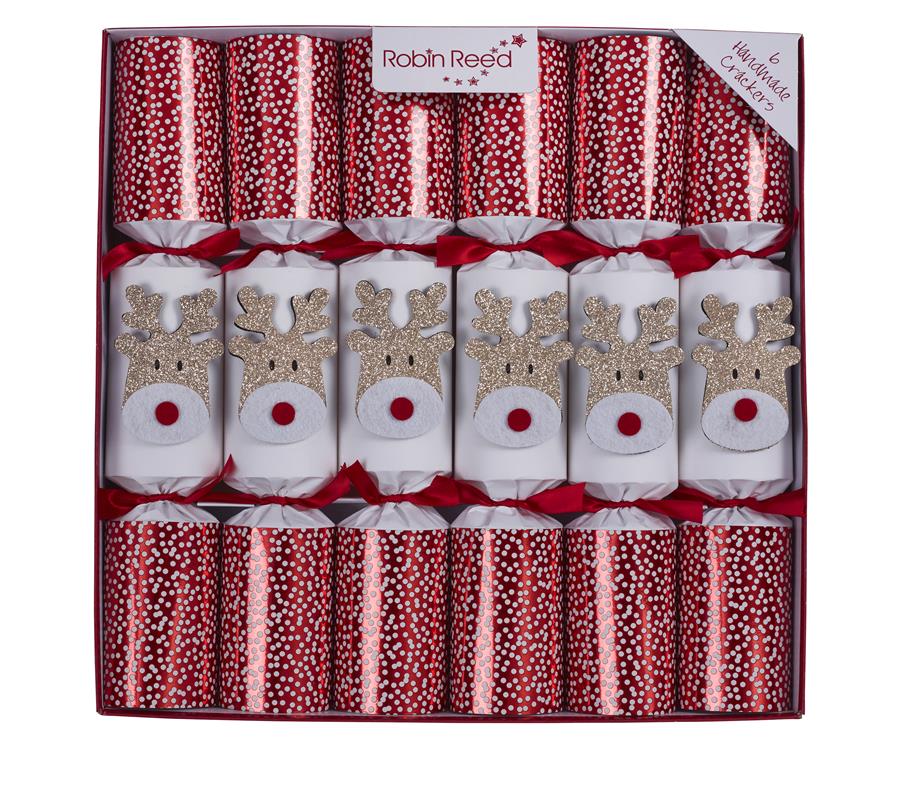Party Crackers  - Racing Glitter Reindeer