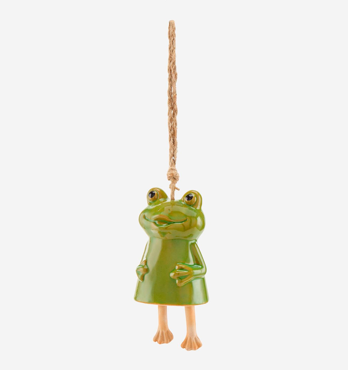 Stoneware Frog Windchime