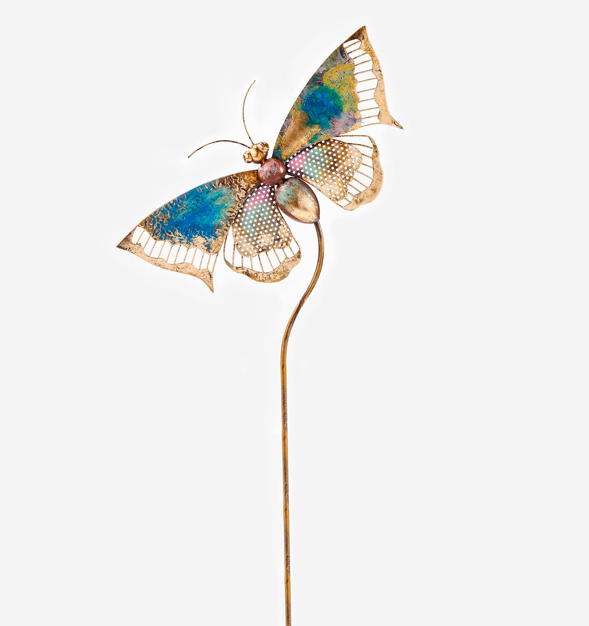 Gold Butterfly Garden Stake