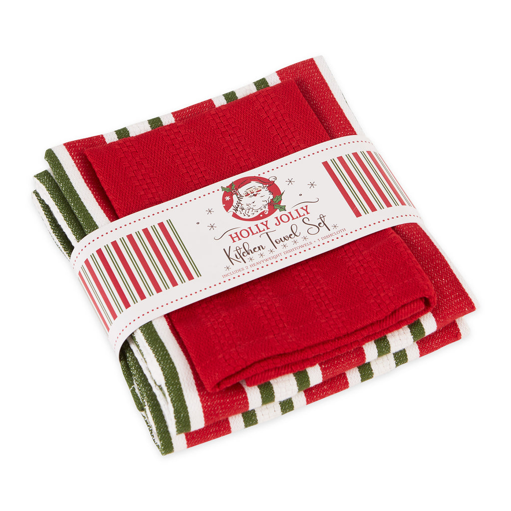 Holly Jolly Heavyweight Kitchen Set Of 3