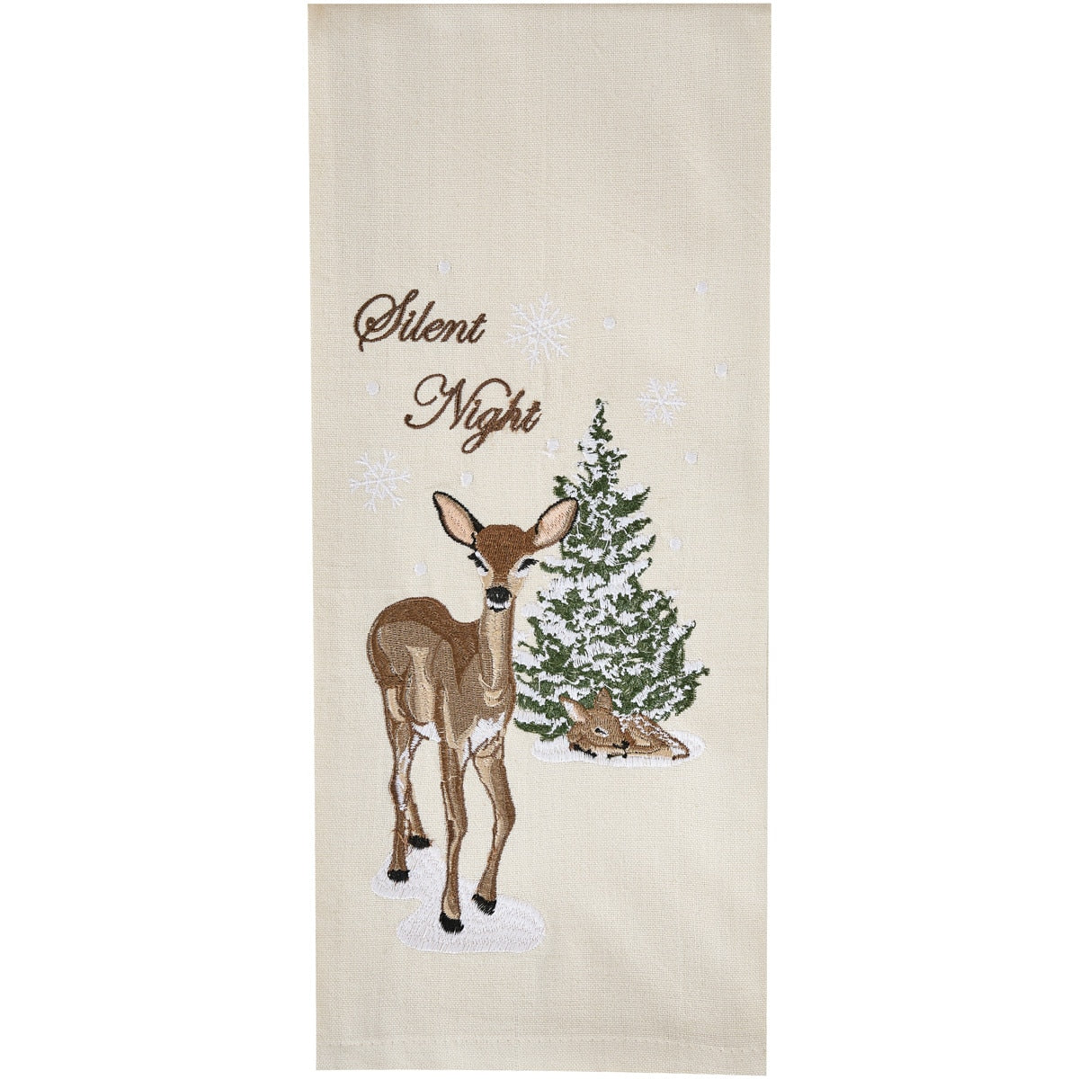 Silent Night Dishtowel