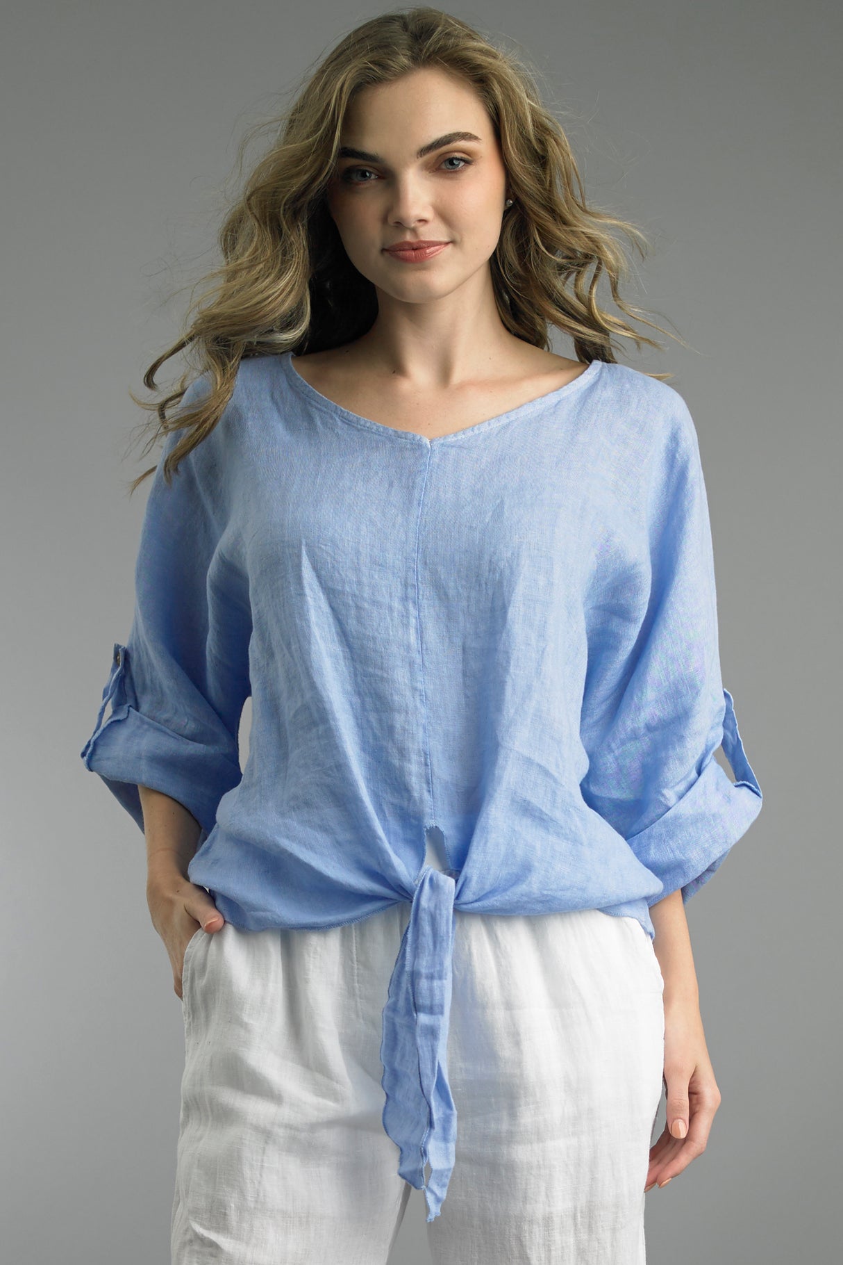 TIE FRONT TOP