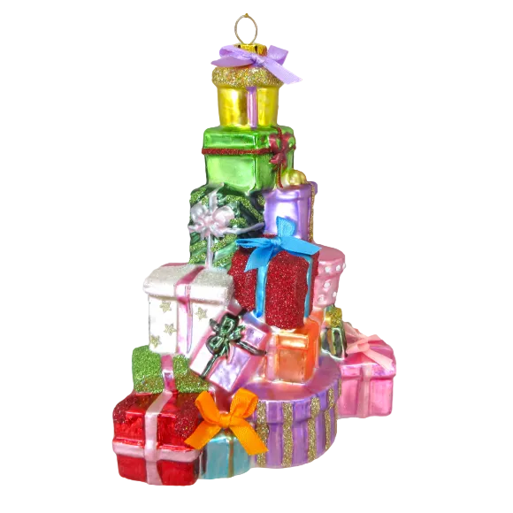 Stacked Presents Tree Ornament