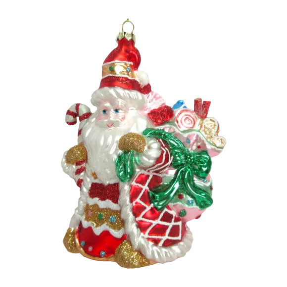 Gingerbread Santa Ornament