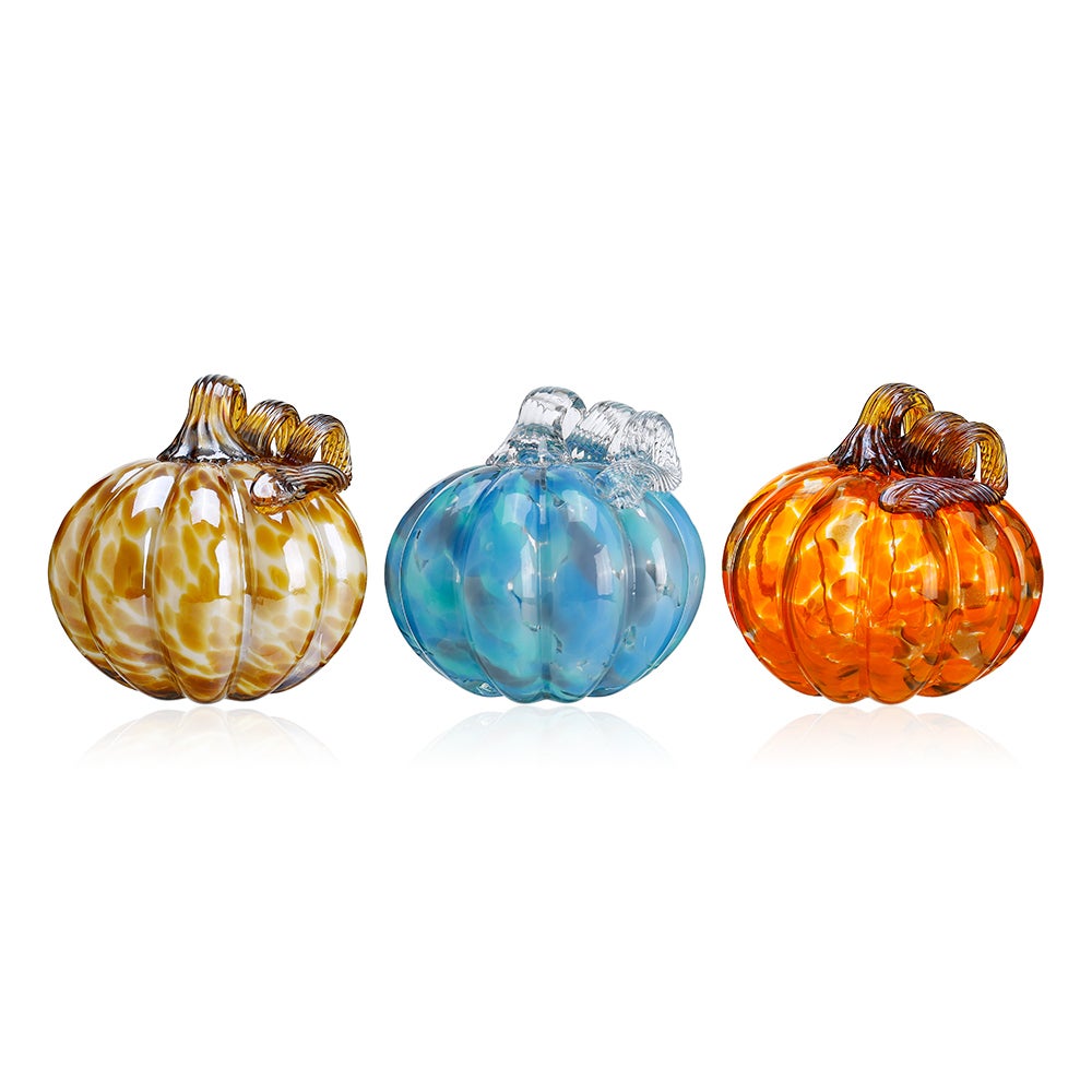 5.5" Glass Pumpkin