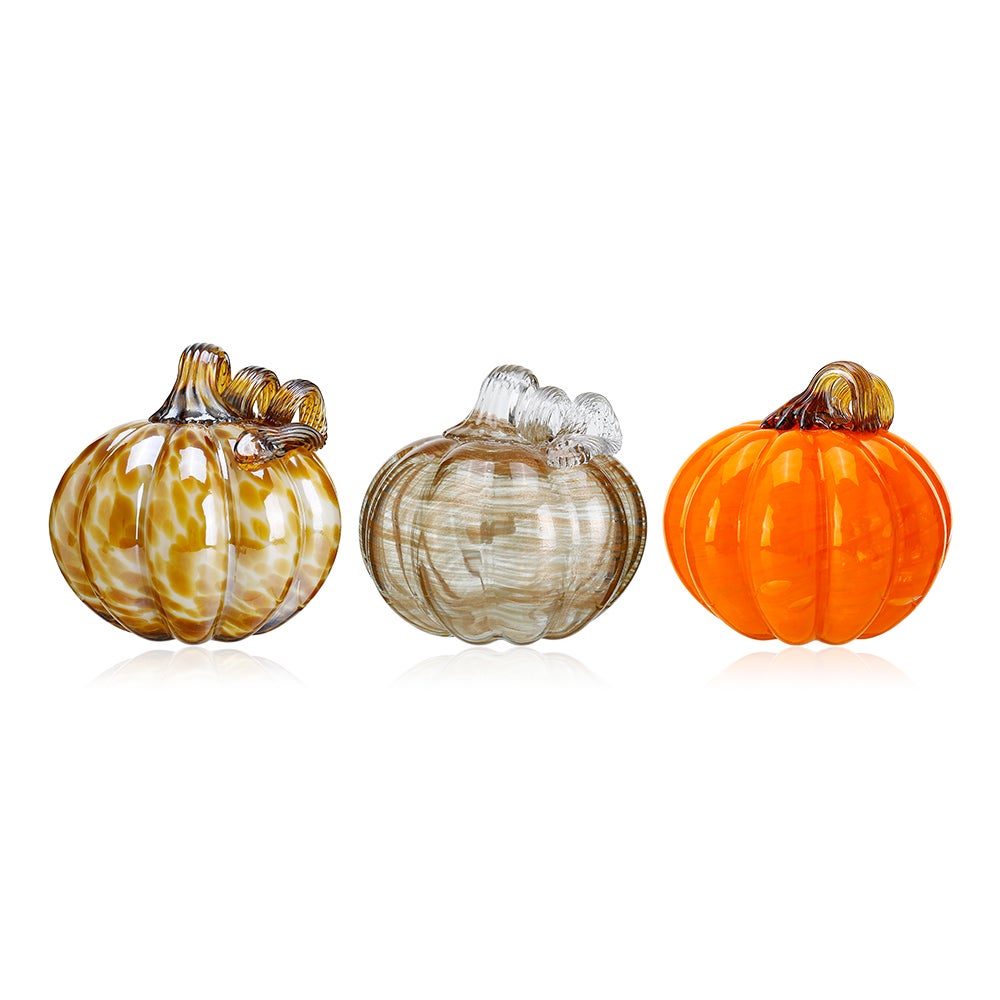 5.5" Glass Pumpkin
