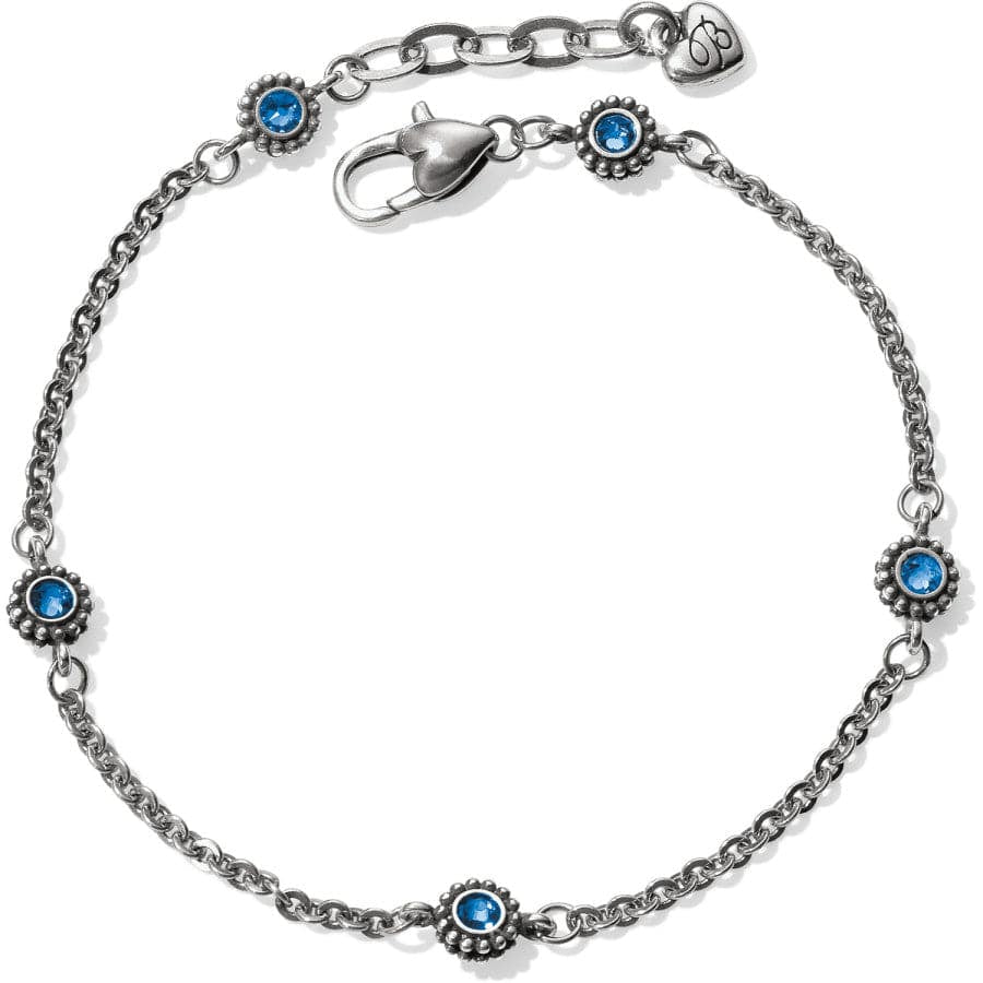 Twinkle sapphire anklet