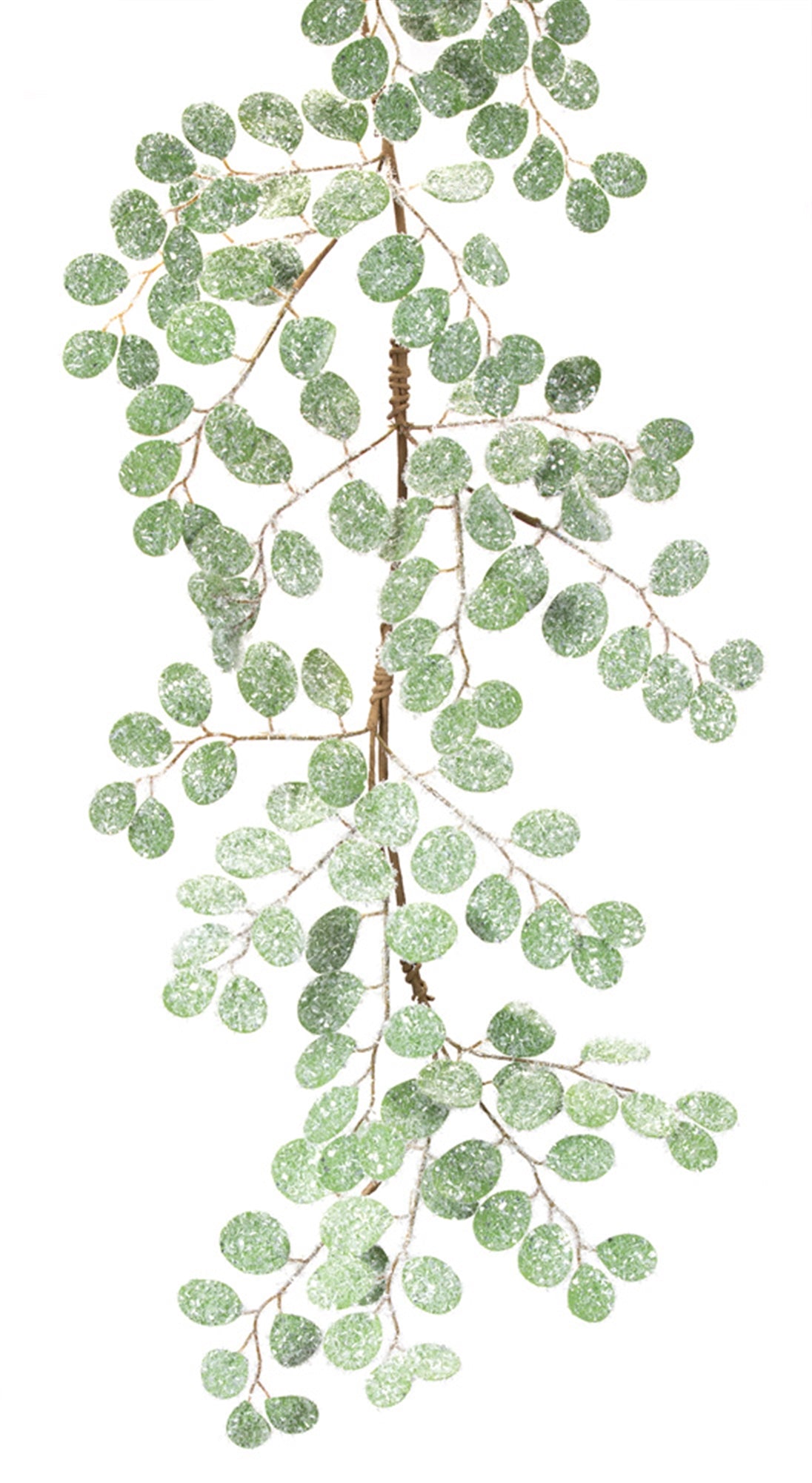 Silver Dollar Garland 4'L Foam/Plastic
