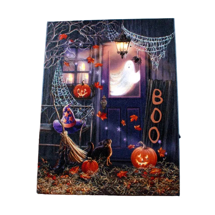 Mini Lighted Easel Back - 8x6 - Boo