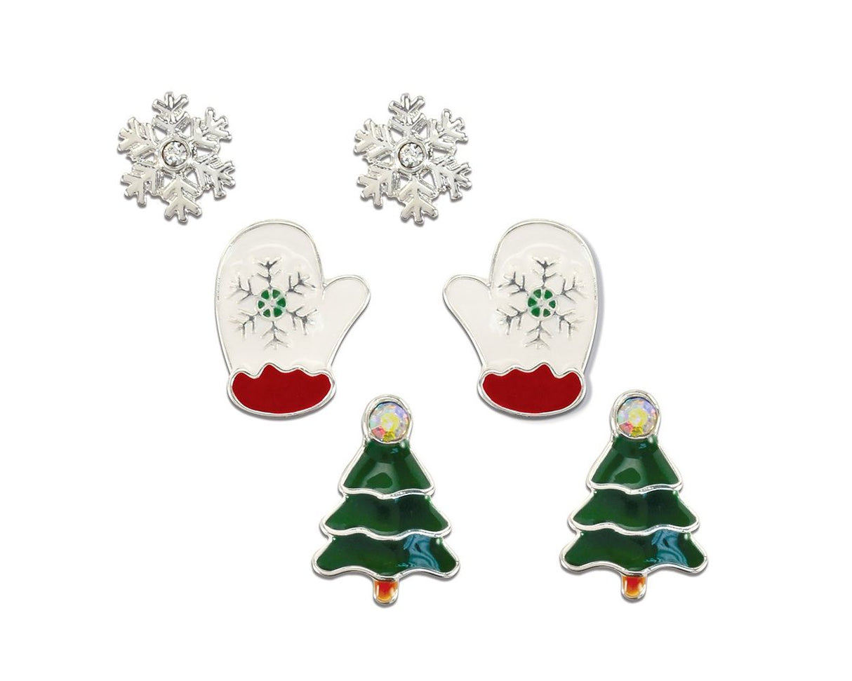 Earrings-Mittens and  Snowflakes