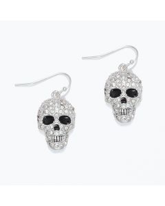 Earrings-Crystal Skulls