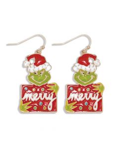 Earrings-Merry Green One
