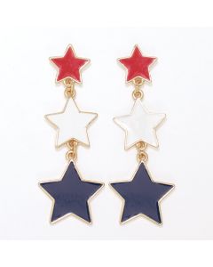 Earrings-Patriotic Stars